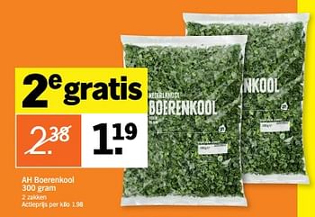 Aanbiedingen Ah boerenkool - Huismerk - Albert Heijn - Geldig van 23/10/2017 tot 29/10/2017 bij Albert Heijn