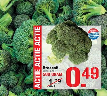 Aanbiedingen Broccoli - Huismerk - Coop - Geldig van 23/10/2017 tot 29/10/2017 bij Coop