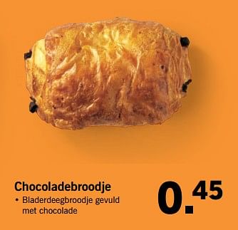 Aanbiedingen Chocoladebroodje - Huismerk - Lidl - Geldig van 23/10/2017 tot 29/10/2017 bij Lidl