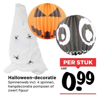 Aanbiedingen Halloween-decoratie - Huismerk Vomar - Geldig van 22/10/2017 tot 28/10/2017 bij Vomar