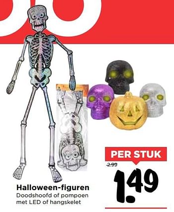 Aanbiedingen Halloween-figuren - Huismerk Vomar - Geldig van 22/10/2017 tot 28/10/2017 bij Vomar