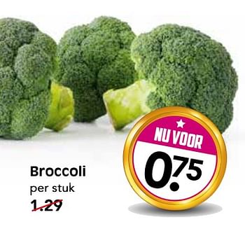 Aanbiedingen Broccoli - Huismerk - Em-té - Geldig van 22/10/2017 tot 28/10/2017 bij Em-té