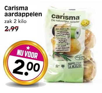 Aanbiedingen Carisma aardappelen - Huismerk - Em-té - Geldig van 22/10/2017 tot 28/10/2017 bij Em-té