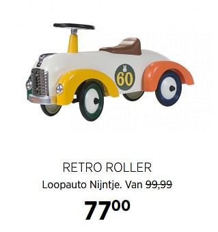 Aanbiedingen Retro roller loopauto nijntje - Retro Roller - Geldig van 17/10/2017 tot 28/11/2017 bij Babypark