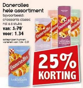 Aanbiedingen Croissants classic - Danerolles - Geldig van 23/10/2017 tot 28/10/2017 bij Agrimarkt