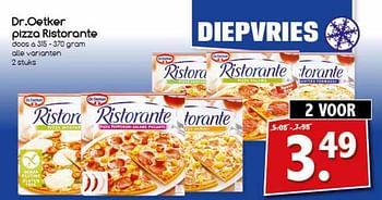 Aanbiedingen Dr.oetker pizza ristorante - Dr. Oetker - Geldig van 23/10/2017 tot 28/10/2017 bij Agrimarkt