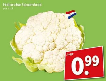 Aanbiedingen Hollandse bloemkool - Huismerk - Agrimarkt - Geldig van 23/10/2017 tot 28/10/2017 bij Agrimarkt