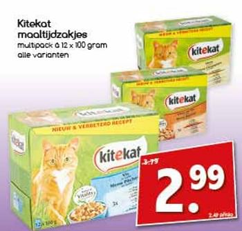 Aanbiedingen Kitekat maaltijdzakjes - Kitekat - Geldig van 23/10/2017 tot 28/10/2017 bij Agrimarkt