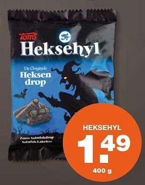 Aanbiedingen Heksehyl drop - Toms - Geldig van 23/10/2017 tot 29/10/2017 bij Aldi