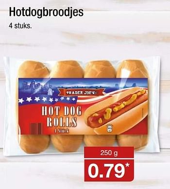 Aanbiedingen Hotdogbroodjes - TRADER JOE’S - Geldig van 23/10/2017 tot 29/10/2017 bij Aldi