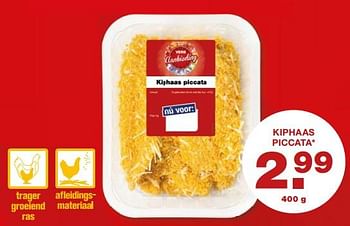 Aanbiedingen Kiphaas piccata - Huismerk - Aldi - Geldig van 23/10/2017 tot 29/10/2017 bij Aldi