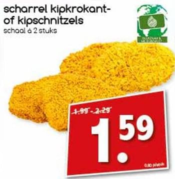 Aanbiedingen Scharrel kipkrokant- of kipschnitzels - Huismerk - Agrimarkt - Geldig van 23/10/2017 tot 28/10/2017 bij Agrimarkt
