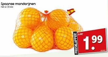 Aanbiedingen Spaanse mandarijnen - Huismerk - Agrimarkt - Geldig van 23/10/2017 tot 28/10/2017 bij Agrimarkt