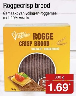 Aanbiedingen Roggecrisp brood - van Vlegelaar - Geldig van 23/10/2017 tot 29/10/2017 bij Aldi