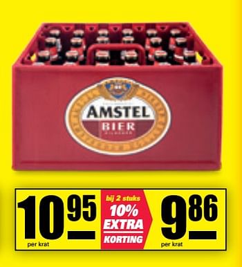 Aanbiedingen Amstel bier - Amstel - Geldig van 23/10/2017 tot 29/10/2017 bij Nettorama