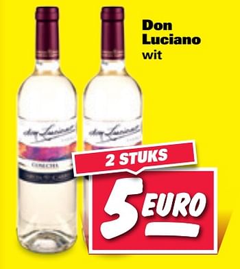 Aanbiedingen Don luciano - Witte wijnen - Geldig van 23/10/2017 tot 29/10/2017 bij Nettorama