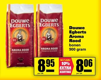 Aanbiedingen Douwe egberts aroma rood aroma rood - Douwe Egberts - Geldig van 23/10/2017 tot 29/10/2017 bij Nettorama