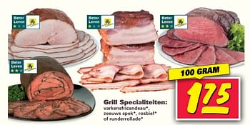 Aanbiedingen Grill specialiteiten - Huismerk - Nettorama - Geldig van 23/10/2017 tot 29/10/2017 bij Nettorama