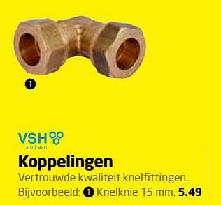 Aanbiedingen Koppelingen knelknie - Huismerk - Formido - Geldig van 23/10/2017 tot 29/10/2017 bij Formido