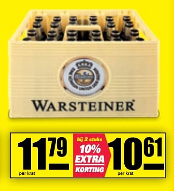 Aanbiedingen Warsteiner - Warsteiner - Geldig van 23/10/2017 tot 29/10/2017 bij Nettorama