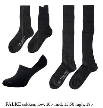 Aanbiedingen Falke sokken, low - Falke - Geldig van 05/09/2017 tot 31/12/2017 bij De Bijenkorf