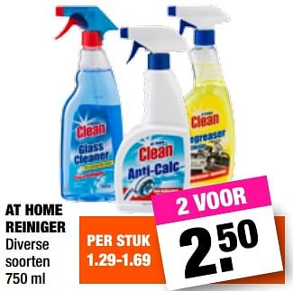 Aanbiedingen At home reiniger - At Home - Geldig van 23/10/2017 tot 05/11/2017 bij Big Bazar