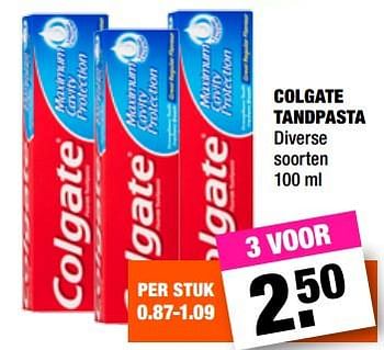 Aanbiedingen Colgate tandpasta - Colgate - Geldig van 23/10/2017 tot 05/11/2017 bij Big Bazar