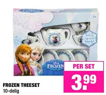 Aanbiedingen Frozen theeset - Disney  Frozen - Geldig van 23/10/2017 tot 05/11/2017 bij Big Bazar