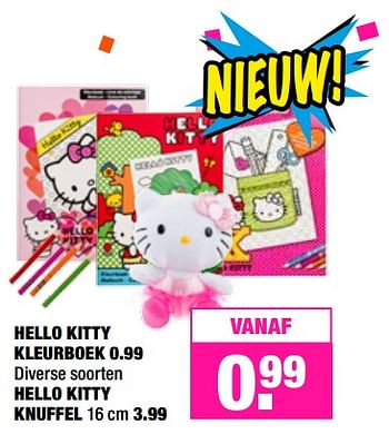 Aanbiedingen Hello kitty kleurboek - Huismerk - Big Bazar - Geldig van 23/10/2017 tot 05/11/2017 bij Big Bazar