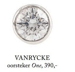 Aanbiedingen Vanrycke oorsteker one - Vanrycke - Geldig van 05/09/2017 tot 31/12/2017 bij De Bijenkorf