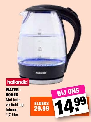 Aanbiedingen Hollandia waterkoker - Hollandia - Geldig van 23/10/2017 tot 05/11/2017 bij Big Bazar