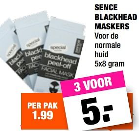 Aanbiedingen Sence blackhead maskers - Sence - Geldig van 23/10/2017 tot 05/11/2017 bij Big Bazar