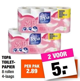 Aanbiedingen Topa toiletpapier - TOPA  - Geldig van 23/10/2017 tot 05/11/2017 bij Big Bazar