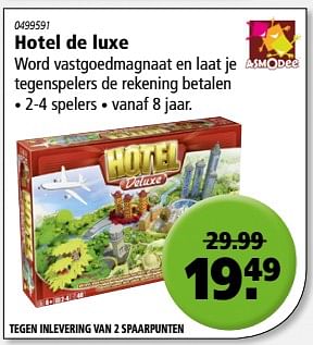 Aanbiedingen Hotel de luxe - Asmodee - Geldig van 19/10/2017 tot 01/11/2017 bij Marskramer