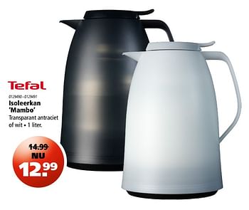 Aanbiedingen Isoleerkan mambo - Tefal - Geldig van 19/10/2017 tot 01/11/2017 bij Marskramer