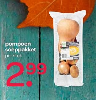 Aanbiedingen Pompoen soeppakket - Huismerk - Spar  - Geldig van 26/10/2017 tot 01/11/2017 bij Spar
