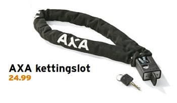 Aanbiedingen Axa kettingslot - Axa - Geldig van 23/10/2017 tot 05/11/2017 bij Gamma