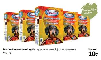 Aanbiedingen Renske hondenvoeding - Renske - Geldig van 23/10/2017 tot 05/11/2017 bij Pets Place