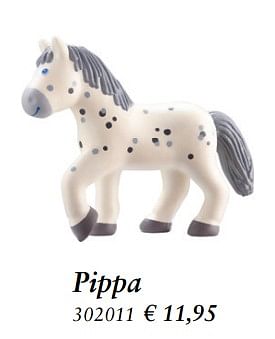 Aanbiedingen Paard pippa - Haba - Geldig van 27/10/2017 tot 06/12/2017 bij Multi Bazar