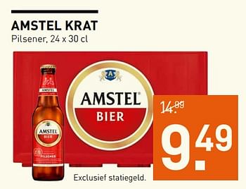 Aanbiedingen Amstel krat pilsener - Amstel - Geldig van 23/10/2017 tot 05/11/2017 bij Gall & Gall