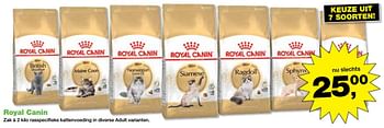 Aanbiedingen Royal canin rasspecifieke kattenvoeding - Royal Canin - Geldig van 23/10/2017 tot 05/11/2017 bij Jumper