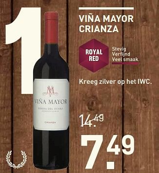 Aanbiedingen Viña mayor crianza - Rode wijnen - Geldig van 23/10/2017 tot 05/11/2017 bij Gall & Gall
