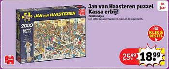 Aanbiedingen Jan van haasteren puzzel kassa erbij! - Jumbo - Geldig van 23/10/2017 tot 31/12/2017 bij Kruidvat