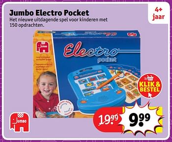 Aanbiedingen Jumbo electro pocket - Jumbo - Geldig van 23/10/2017 tot 31/12/2017 bij Kruidvat