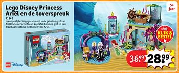 Aanbiedingen Lego disney princess ariël en de toverspreuk 41145 - Lego - Geldig van 23/10/2017 tot 31/12/2017 bij Kruidvat
