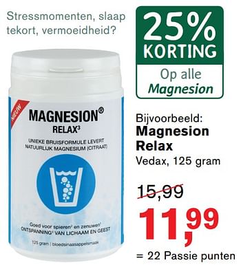 Aanbiedingen Magnesion relax - Magnesion - Geldig van 23/10/2017 tot 12/11/2017 bij Holland & Barrett