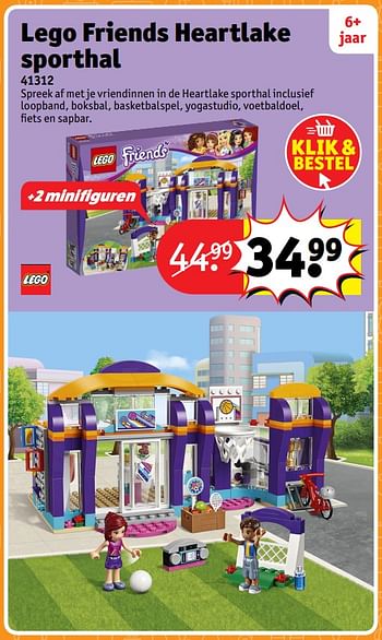 Aanbiedingen Lego friends heartlake jaar sporthal 41312 - Lego - Geldig van 23/10/2017 tot 31/12/2017 bij Kruidvat