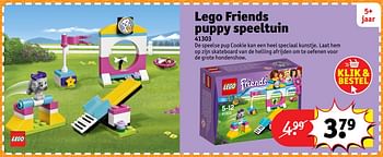 Aanbiedingen Lego friends puppy speeltuin 41303 - Lego - Geldig van 23/10/2017 tot 31/12/2017 bij Kruidvat