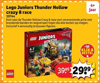 Aanbiedingen Lego juniors thunder hollow crazy 8 race 10744 - Lego - Geldig van 23/10/2017 tot 31/12/2017 bij Kruidvat