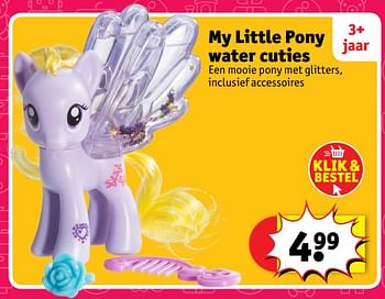 Aanbiedingen My little pony water cuties - My Little Pony - Geldig van 23/10/2017 tot 31/12/2017 bij Kruidvat